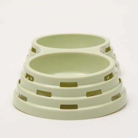 Helpering plastic bipplate 2 x 160 ml, 25 x 14 x 5 cm, green-4
