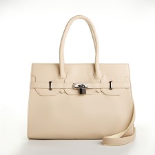 Bag Women's Tout, on a zipper, the color of a light beige