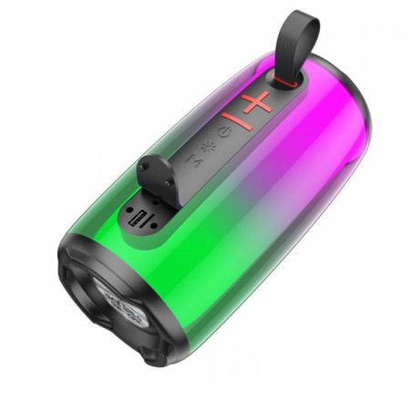 Portable column Hoco HC18, 10 W, BT 5.1, FM, AUX, RGB backlight, 2000 mAh, black-3