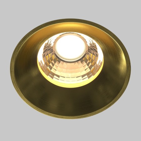 Building lamp Technical DL058-12W3K-TRS-BS, LED, 12 W, 74X74X60 mm, 920 lm, 3000k, brass-1
