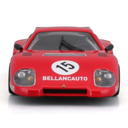 Racing machine BBURAGO Ferrari 512 BB II Serie 1981, Die-Cast, 1:43, Red color-9
