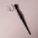 Razor for eyebrow correction, with a protective cover, 11.5 cm, black color