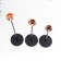 Climber Metal "Milan. City" set 3 pcs copper height 22; 26.5; 32 cm 32x8x8 cm
