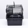 Mini cell for rodents "Pijon" No. 2, equipped, 27 x 15 x 16 cm, gray