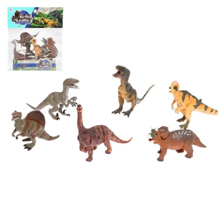 Dynosauri set "Jurassic period", 6 figures