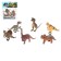 Dynosauri set "Jurassic period", 6 figures