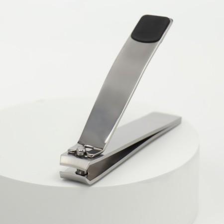 Pedication nippers, 9 cm, rubberized handle, black/silver color-2