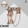 Brooch "Starfall", Color Gold