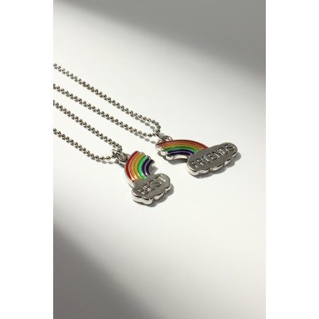 Kulons "Demetrons" Rainbow, colored in silver, 45 cm-2