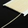 Pearls on threads, with holography, flat, 4.5 mm, 9 ± 1 m, white color