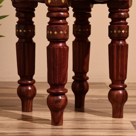 Coffee table 38x38x38 cm, tree shisham-3
