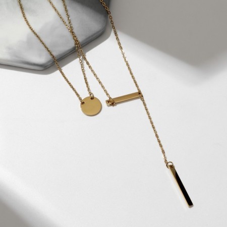 Pendant Xuping elegance, color gold, 40 cm-1