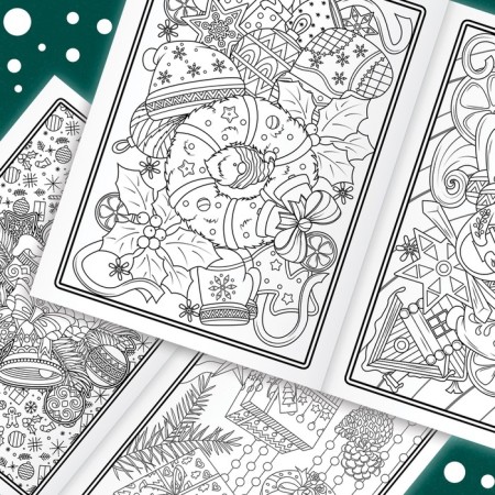 New Year! Coloring "Art Therapy", 32 pictures, 20 × 28, A4 format-4
