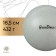 The ball for rhythmic gymnastics Grace Dance, D = 18.5 cm, silver color with brilliance