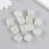 Busina for creativity plastic "Cube. Purumatic shine" White 1.4x1.4x1.4 cm