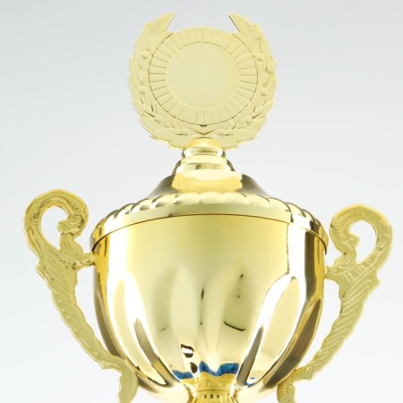 Cup 101, award figure, gold, plastic stand, 34 x 12 x 8.5 cm.-5