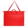 Folder for drawings and drawings A2, 650 x 480 x 50 mm, with handles, plastic, lightning from above, shoulder belt, red