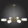 Ceiling Ceiling ST LUCE. SL1180.202.06. Treviso. 6x40 W, E14, 100x100x65 cm, golden color