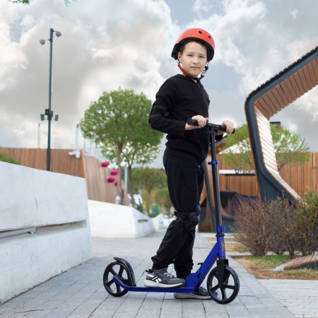Sugan of the city Graffiti, folding, wheels PU 200, 86a, ABEC 9, footboard, blue color-12