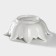 Porcelain salad Magistro "Blanche. Flower ", 200 ml, d = 13.5 cm, white color