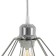 Bayerlux lamp "Arlando" 1x40W E27 chrome 20x20x70cm
