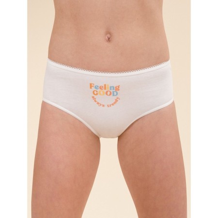 Panties for girls, height 146 cm, menthol, milk, 3 pcs-6
