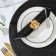 Elizabeth napkin ring, 4.5 × 4.5 × 4.5 cm, gold color