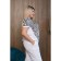 Female blouse, size 60, white color