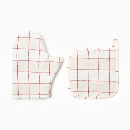 New Year. Ethel Ethel "Bright Cage": mittens-output 20x27cm, 19x19cm severity, 100% HL-1