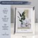 Photo frame plastic 10x15 cm "Gray with silver pigtail" 19.7x14.7x1.6 cm