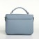 Women's bag on the valve, Textura, small size, blue color
