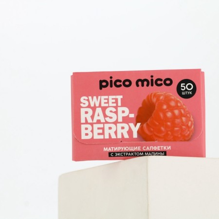 Mating napkins with raspberry extract, 50 pcs, Pico Mico-2