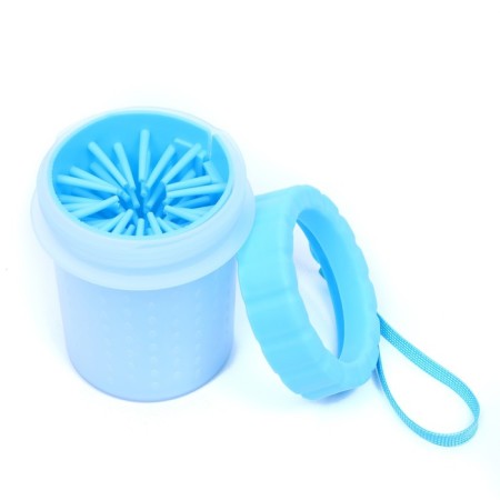 Lapomome for cats and dogs with silicone villi 9 x 9 x 11 cm, blue-3