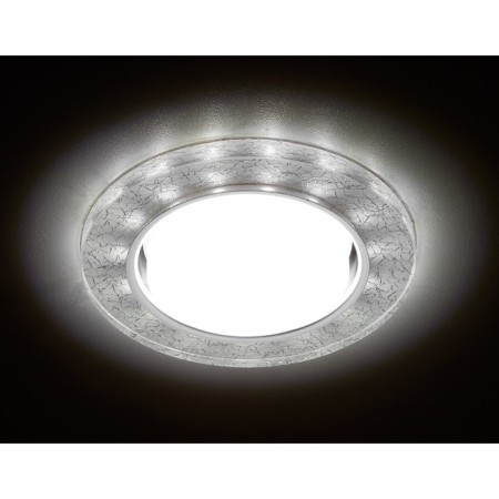 Ambrella Light Lumber built -in LED, G5.3, 3W, Silver Color, D = 85 mm