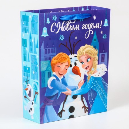 New Year. Gift package, 31x40x11.5 cm, packaging, cold heart-1