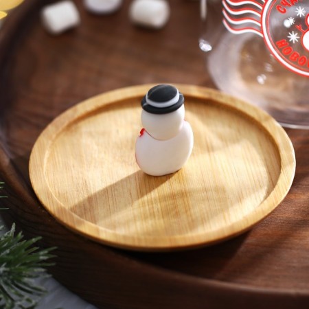 Glass mug with a "happy New Year" lid, 350 ml-9
