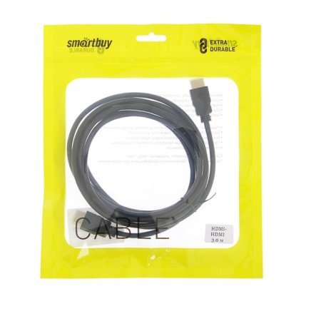Video cable Smartbuy K-331, HDMI (M) -HDMI (M), Ver 1.4, 3 m, black-2