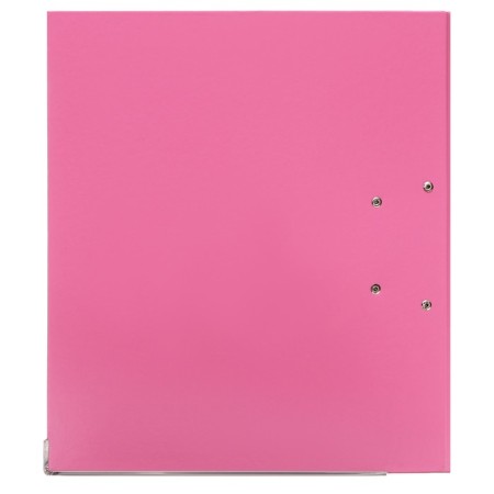A4, 50 mm, calligrata, PVC, embossing "flax", metal edging, pocket for a spine, collected, pink, mix-6