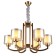 Suspended chandelier ATESSA E27 240W