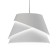 Suspended chandelier Mantra alboran, E27, 1x20W, 300 mm, white color