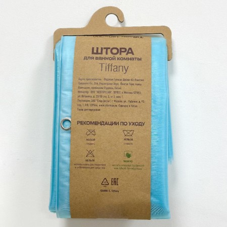 The bathroom curtains Dasch, Peva, Tiffany, 180x200 cm-2