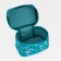 Cosmetic bag with lightning, blue color