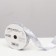 Ribbon for decor and gifts, snowflakes, 2 cm x 45 m