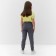Pants for girls, gray color, height 110 cm