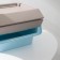 Plastic container for storage with a lid-regiment, 17 × 11 × 11 cm, color mix