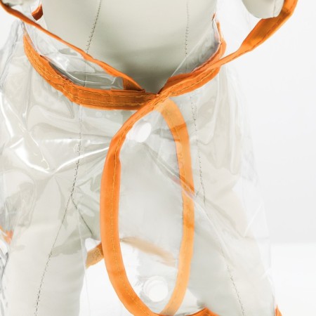 Dog raincoat, size S (DS 22, OG 35-38, Osh 36 cm), orange-7