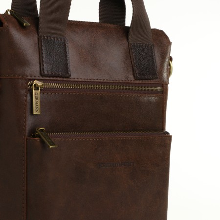 Male bag, igermann, brown color-2