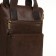 Male bag, igermann, brown color