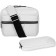Cross-Bodi bag with Mumi zipper, external pocket, white color
