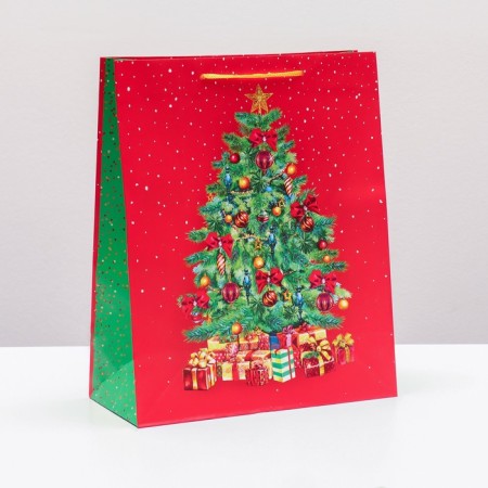 Gift package "New Year tree with gifts", 26 x 32 x 12 cm